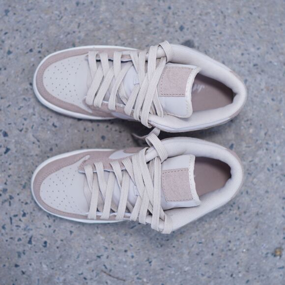 Nike Dunk Low Sandrift Hemp Sail W7 Leather Suede Beige Sneaker FD0873-126 - Picture 8 of 10